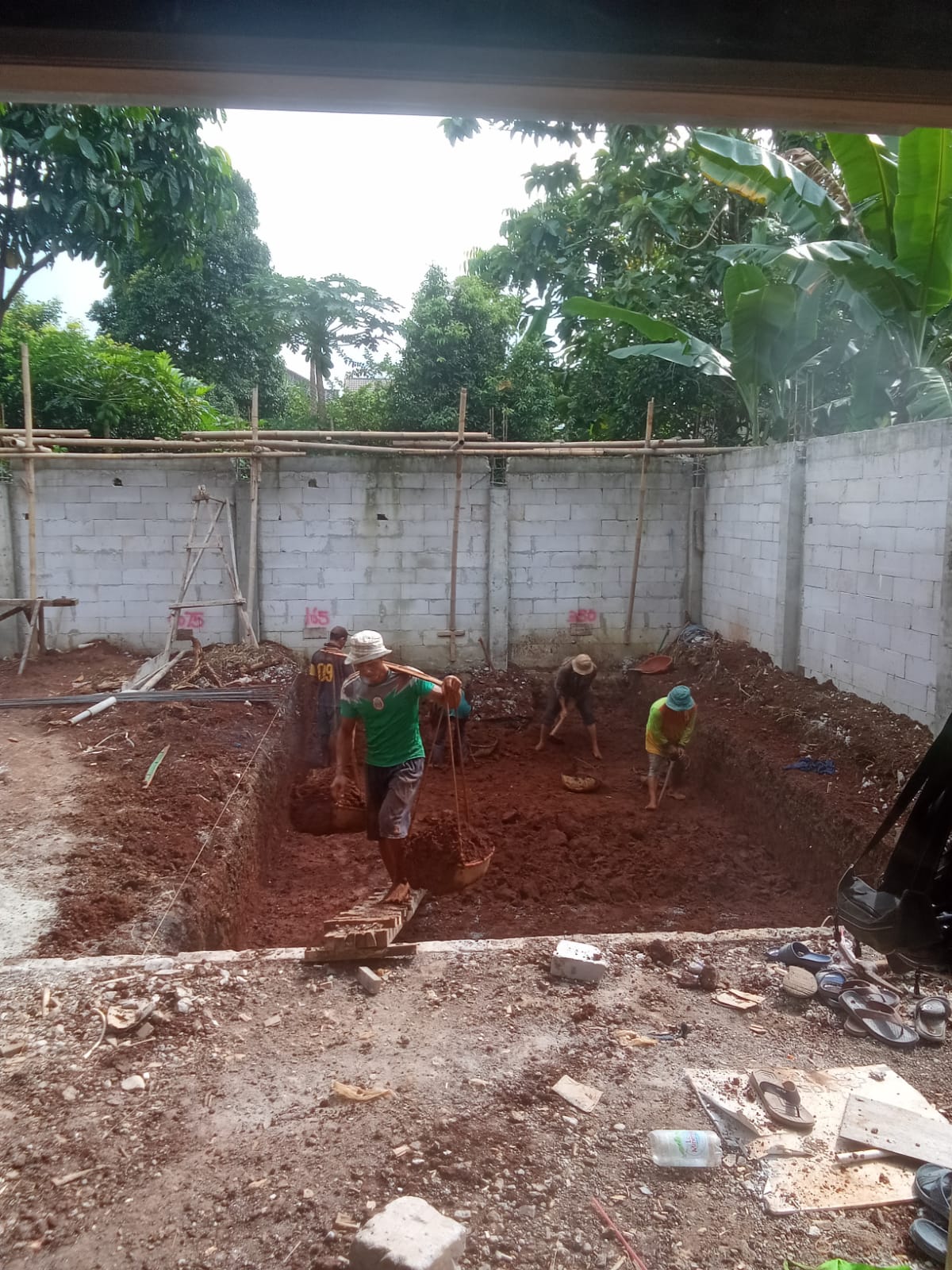 galian tanah pondasi